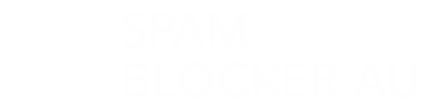 Spam Blocker AU logo white